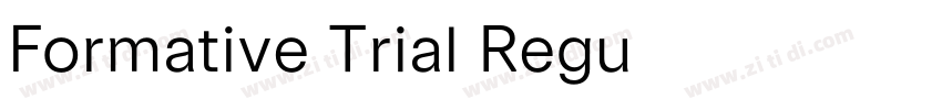 Formative Trial Regu字体转换